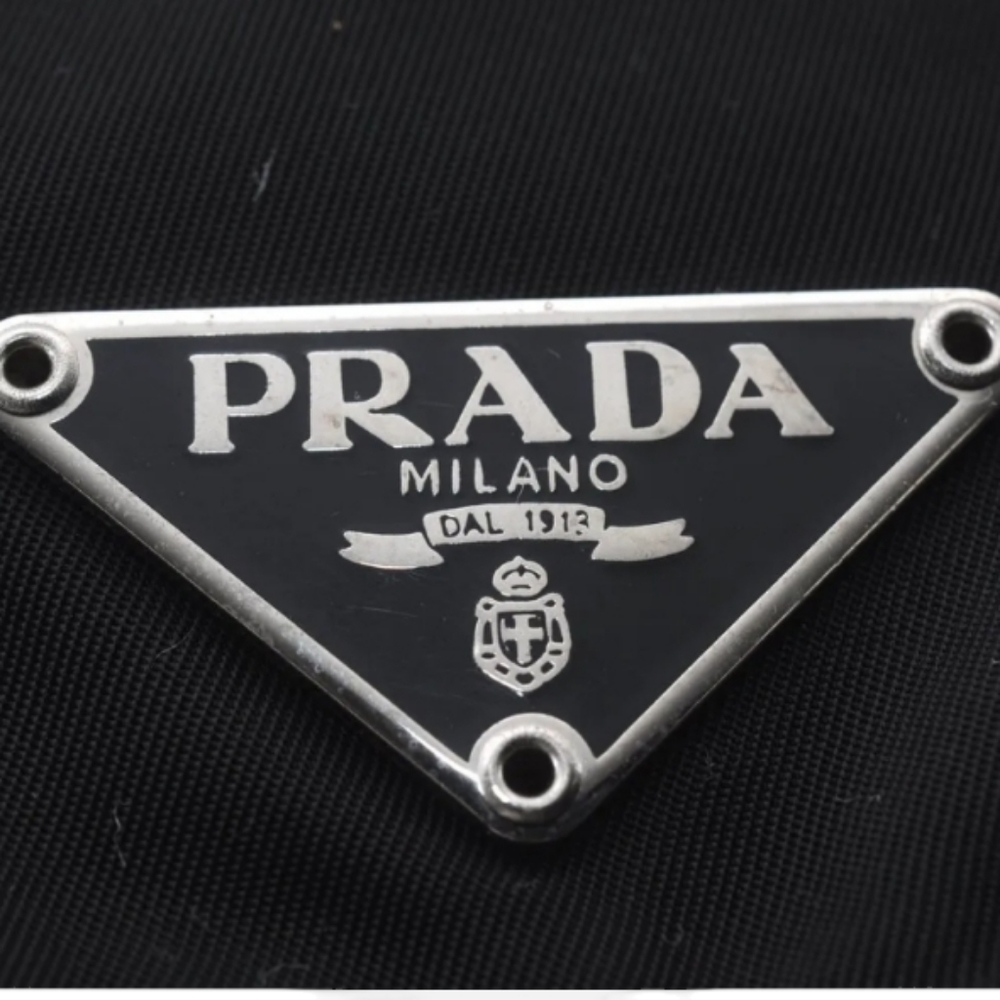 SOLD Prada Tessuto Black Nylon Small Messenger Bag Crossbody Bag Handbag - Picture 7 of 16